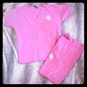 LANDAU “OU” Scrub Set
